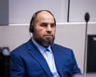 Khaled Mohamed Ali El Hishri appears at the international criminal court in December.