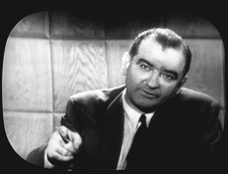 Joseph McCarthy speaks on the CBS news program See It Now with Edward R Murrow, April 1954.