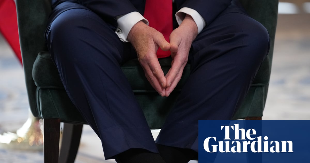 The leader of the free world, moments before asking a U.S. senator to take off his shoe so he can check the label.