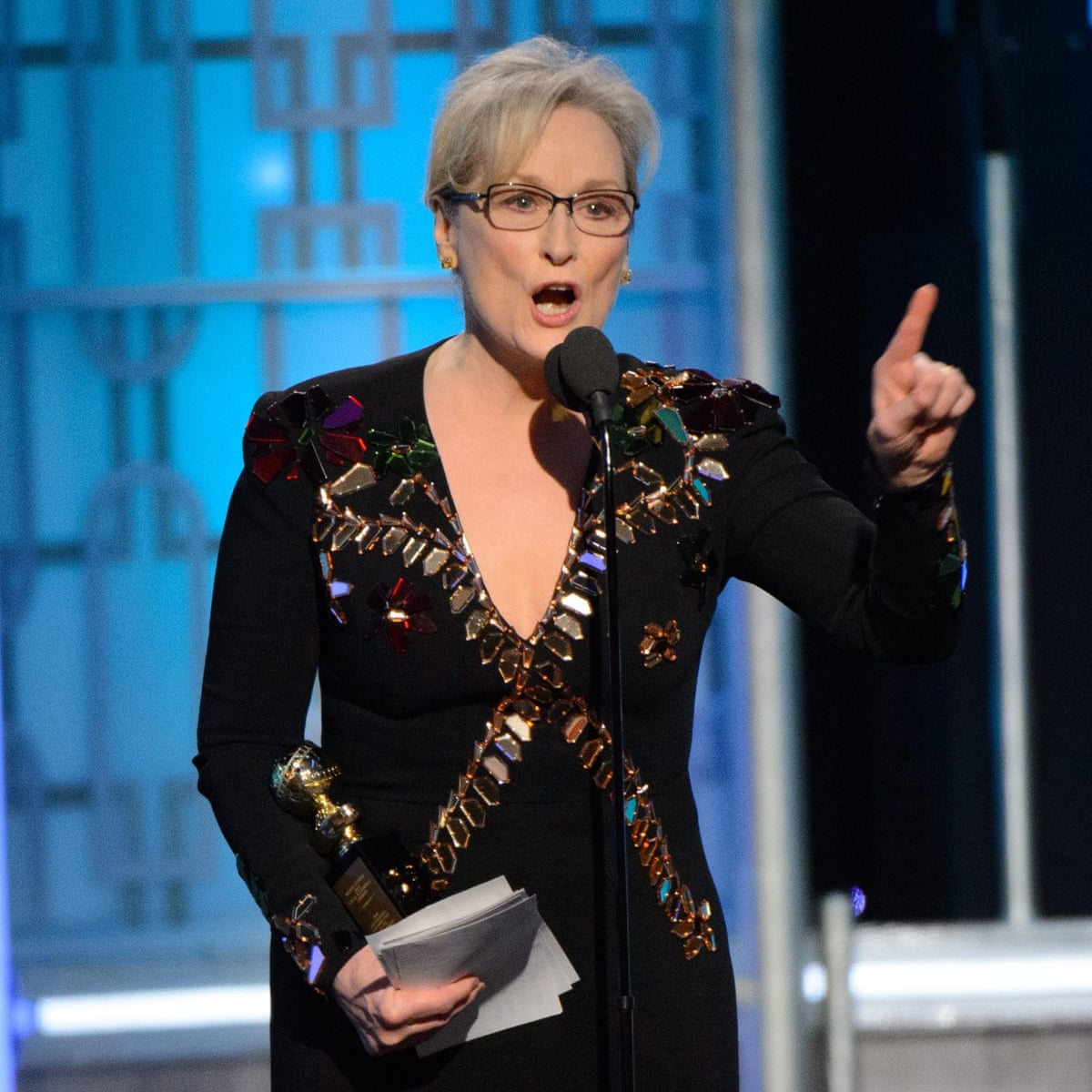 Meryl Streep Has Hit On Star Struck Trump S Big Weakness Meryl Streep The Guardian