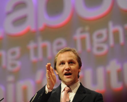 Purnell addressing Labour conference