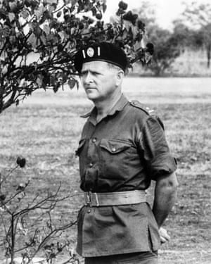 Mike Hoare in uniform in the Democratic Republic of Congo in 1964.