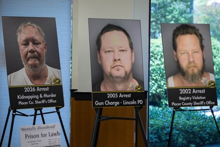 A composite image of three men