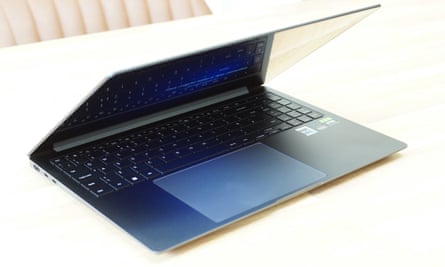 The Galaxy Book 3 Ultra’s enormous trackpad.