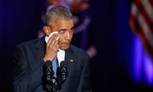 Barack Obama Says Goodbye Yes We Did Yes We Can Video Us News The Guardian Barack Obama Says Goodbye Yes We Did Yes We Can Video Us News The Guardian