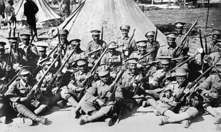 The British West Indies Regiment in camp on the Albert-Amiens Road, September 1916.