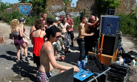 ‘Can take place anywhere and everywhere’ … an illegal student rave in East Sussex.