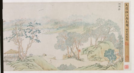 Spring in Jiangnan, 1530. Wen Zhengming (Chinese, 1470–1559). Handscroll; ink and color on paper; 23.3 x 100 cm (9 3/16 x 39 3/8 in.).