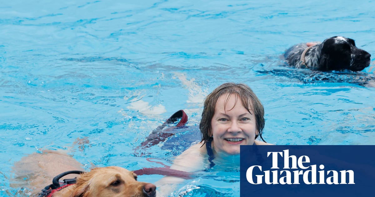 ‘He loves splashing around’: UK pools host doggy dips for pets and owners