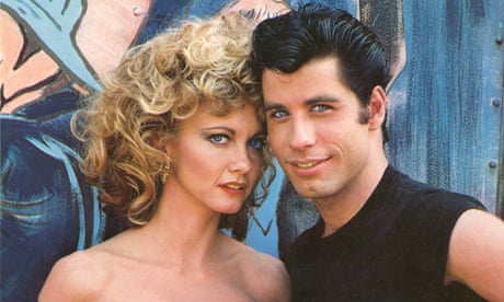 Olivia Newton-John and John Travolta in Grease, 1978