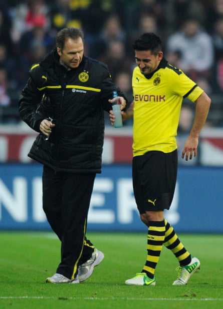 Gundogan sustained a series of injuries at Dortmund, the worst being a serious back injury in 2014.