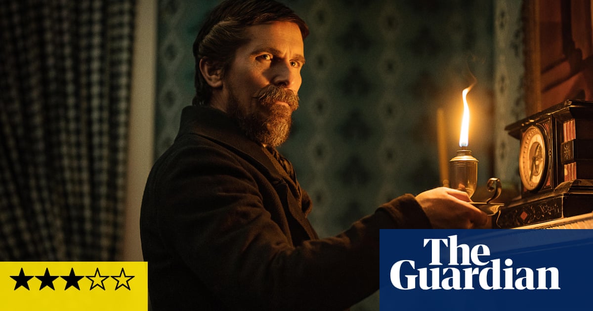 The Pale Blue Eye review – baffled, beardy Christian Bale in gruesome murder yarn