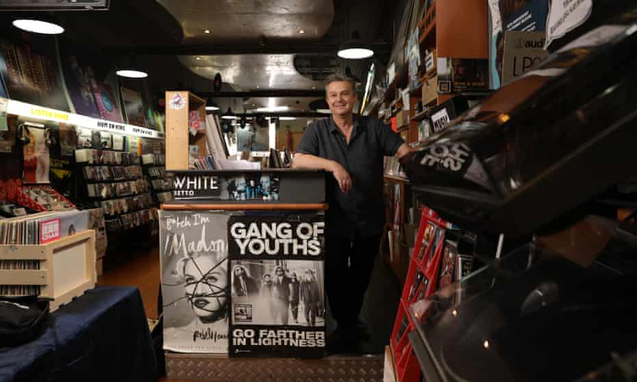 Peter Thiel, the owner of Hum in Newtown, Sydney, says ‘vinyl saved us’ – but ‘CD quality is the best you can get’. 