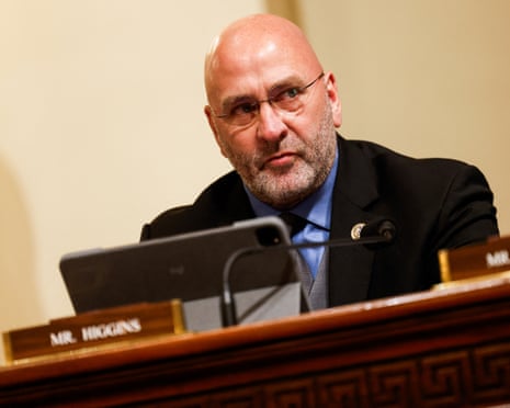Clay Higgins speaks during a budget hearing on Capitol Hill, 16 April 2024.