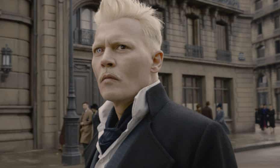 The magic has gone ... Johnny Depp in Fantastic Beasts: The Crimes of Grindelwald.