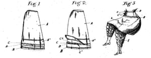 Julia Gill’s 1895 patented convertible cycling semi-skirt.