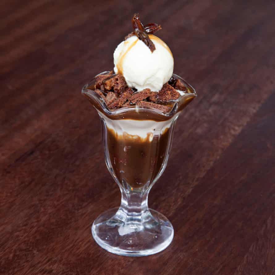 Hawksmoor’s sticky toffee sundae.