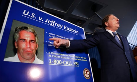 United States Attorney for the Southern District of New York Geoffrey Berman on Epstein arrest<br>epaselect epa07703887 United States Attorney for the Southern District of New York Geoffrey Berman speaks during a news conference about the arrest of American financier Jeffrey Epstein in New York, USA, 08 July 2019. According to reports, US financier Jeffrey Epstein who was arrested on 08 July 2019 on sex trafficking and conspiracy charges, has been formally charged with two sex trafficking counts. EPA/JASON SZENES