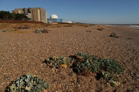 Sizewell B nuclear power station in Suffolk. Sizewell C is planned for the same site.