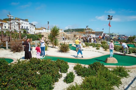 Crazy golf in Hastings.