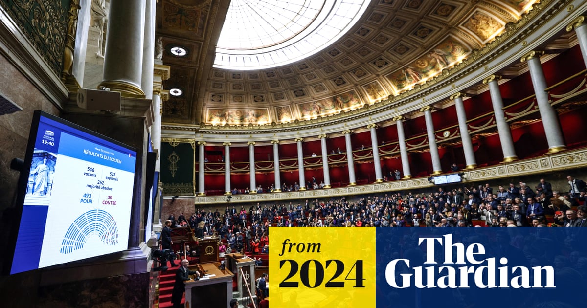 French move to make abortion a ‘guaranteed freedom’ gains big win in lower ...