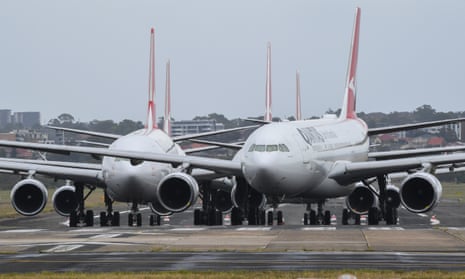 Planes at Sydney airport