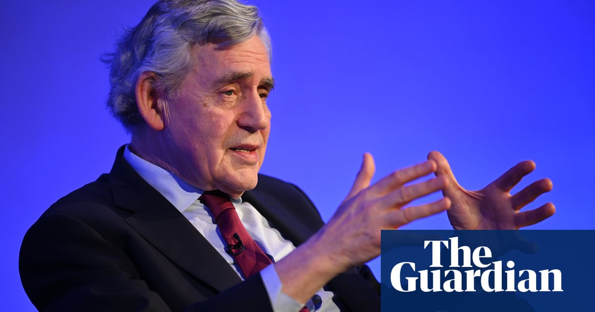 Gordon Brown accuses Trump of weaponising' global trade system