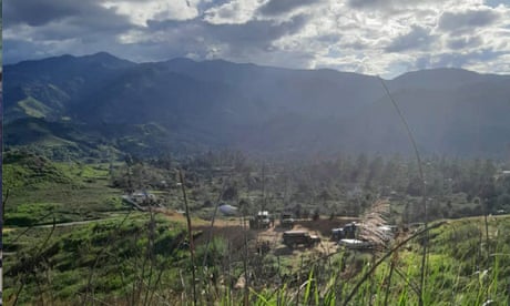 A view of Akom in Enga province, Papua New Guinea