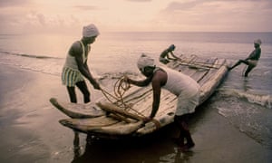 Traditional fishermen’s craft in Tamil Nadu.