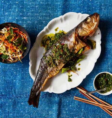 Thomasina Miers’ New Year recipe for baked sea bass with lemongrass and ...