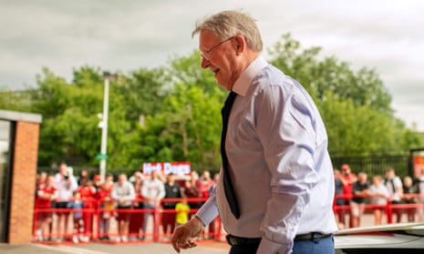 Fergie time! Sir Alex arrives at the ground.