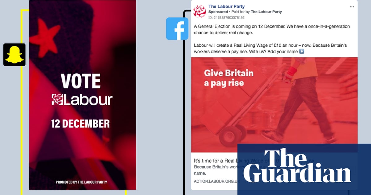 Labour spends five times more than Tories on Snapchat ads