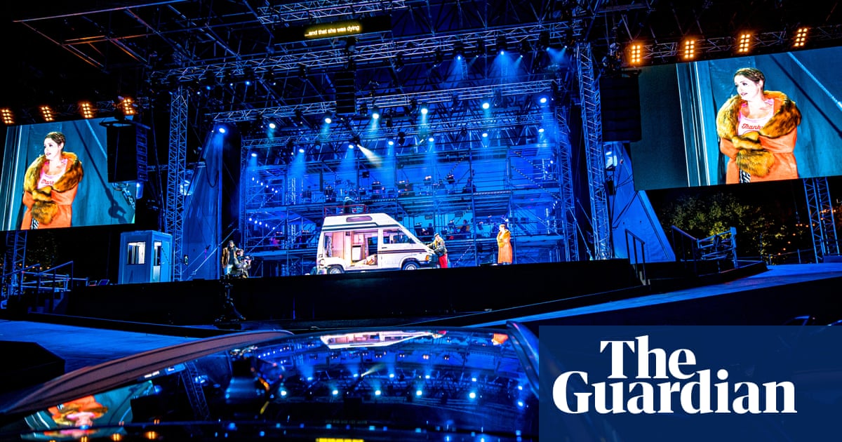 Orchestral manoeuvres in a car park: does ENOs drive-in opera hit the high notes?