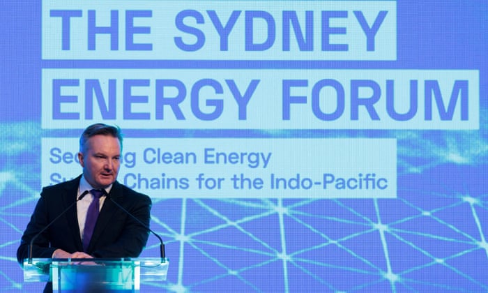 Chris Bowen speaks at the Sydney Energy Forum on Tuesday, 12 July 2022.