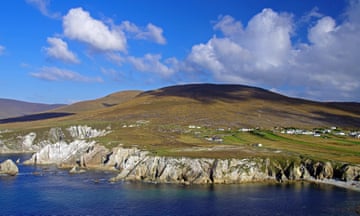 View of coast of Achill island
