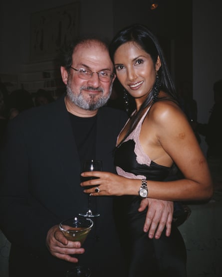 With first husband Salman Rushdie in 2000.