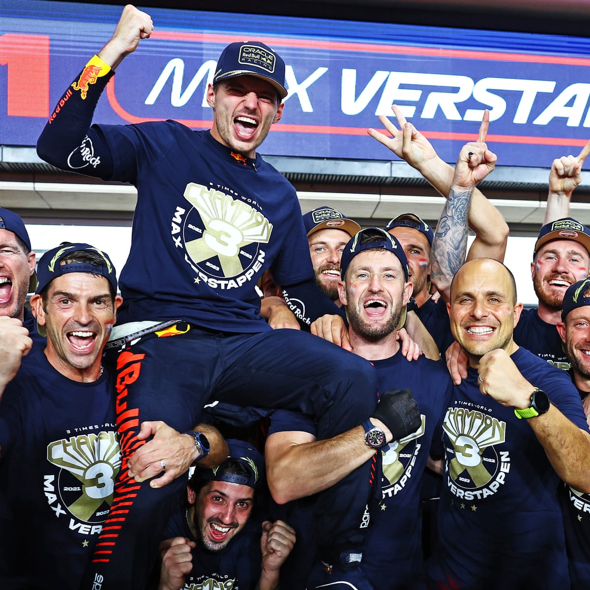 Max Verstappen is F1 world champion for a third time!