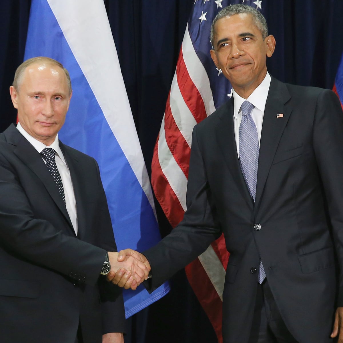 A Chilling Handshake Between Obama And Putin While Syria Disintegrates Jonathan Jones Opinion The Guardian