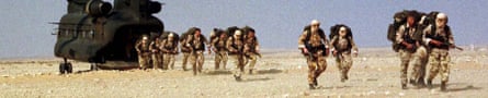 Royal Marine Commandos, October 1999.