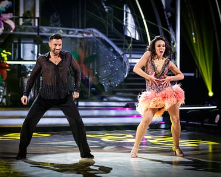 ‘I was disappointed’ … Amanda Abbington and Giovanni Pernice in Strictly 2023.