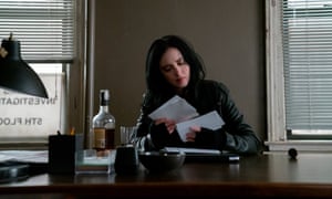 Krysten Ritter as Jessica Jones.