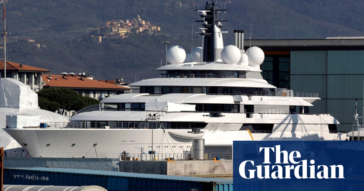 Fears superyacht linked to Putin may be about to flee Italian shipyard