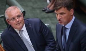 Scott Morrison and Angus Taylor