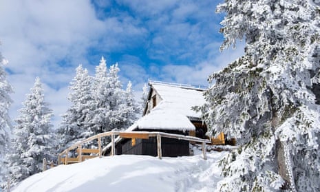 One of the Pravljica cabins at Velika Planina, Slovenia