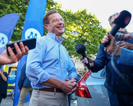 Sweden’s PM channels Trump saying he wants to ‘make Sweden great again’ ahead of election – as it happened