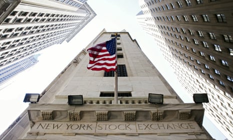 An entrance to the New York Stock Exchange
