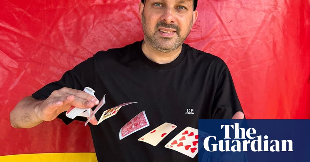 Dynamo performing magic