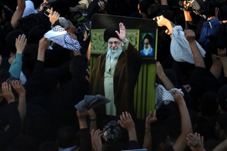 People mourn the death of Iran’s supreme leader Ali Khamenei