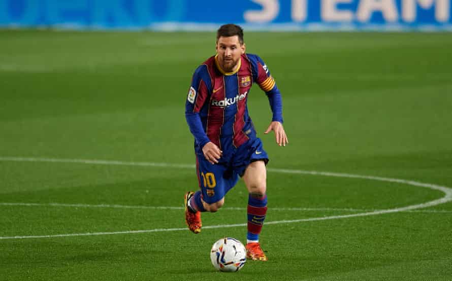 Lionel Messi has been the best player for Barcelona this season but his contract expires in the summer.