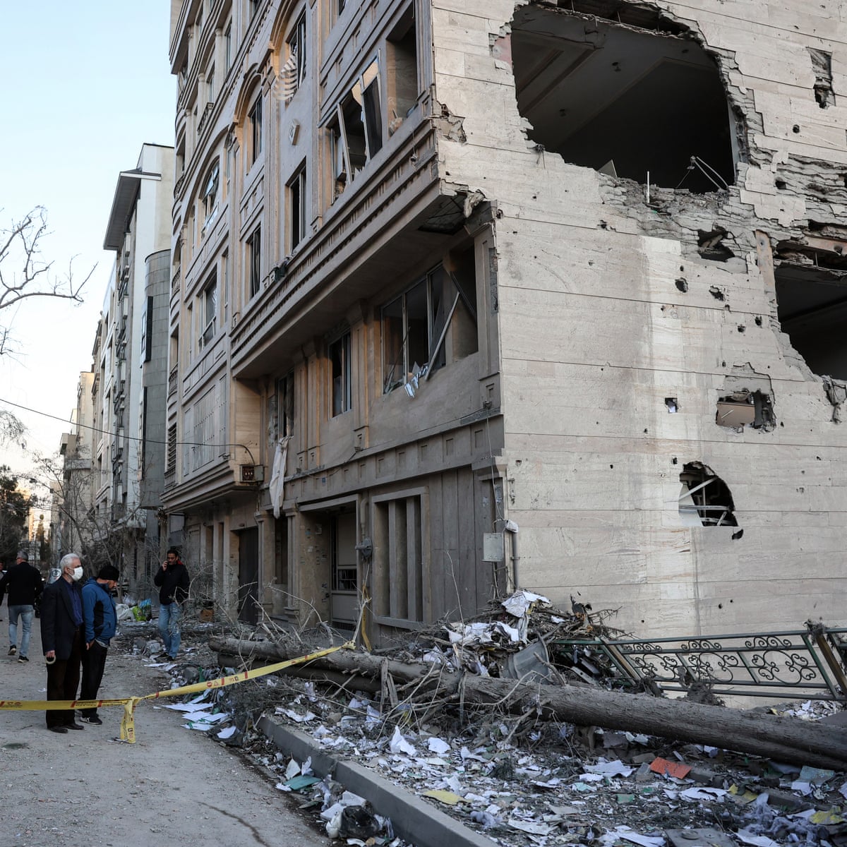 Israel-US war on Iran live: fire at US embassy in Riyadh after drone strike; state department urges all Americans to leave Middle East